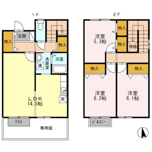 グランパルク　Aの物件間取画像