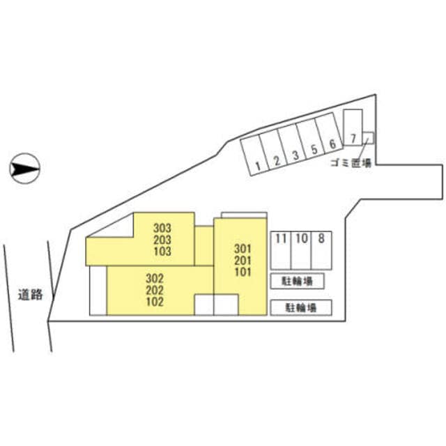 牧落駅 徒歩7分 1階の物件外観写真