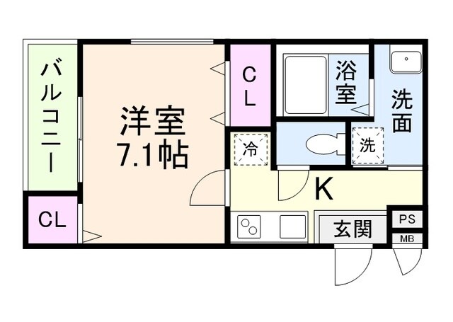 大和田駅 徒歩6分 3階の物件間取画像