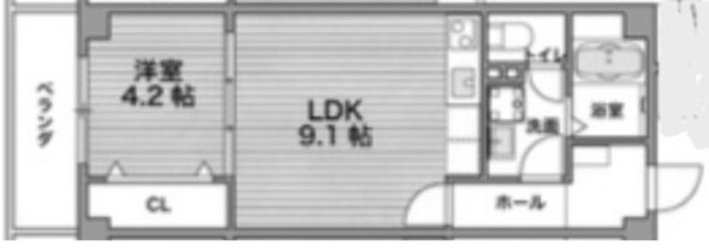 アルカンシェルコート緑橋の物件間取画像