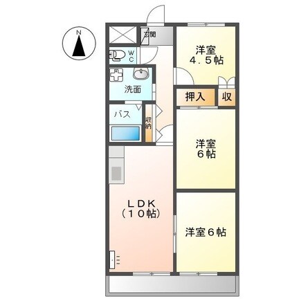 柳津駅 徒歩7分 2階の物件間取画像