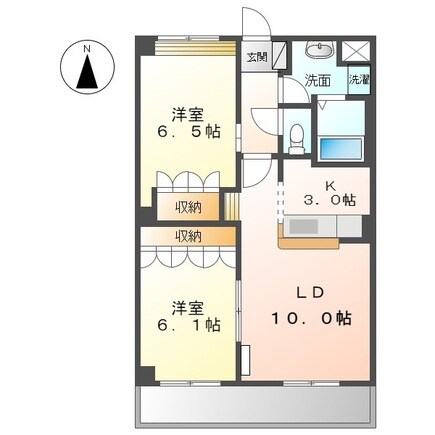 クラシスの物件間取画像