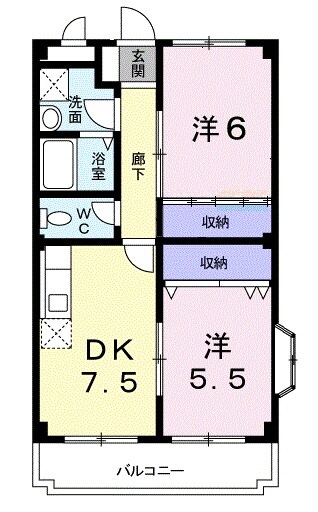 スクエアガーデンの物件間取画像