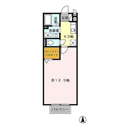 六軒駅 徒歩8分 2階の物件間取画像