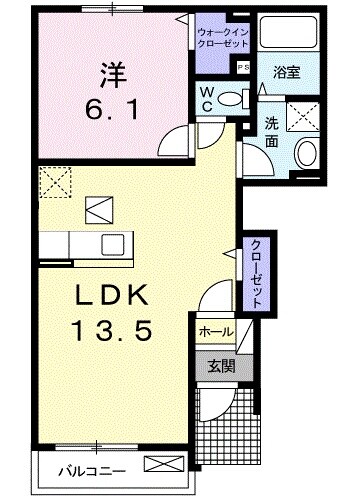 東大垣駅 徒歩24分 1階の物件間取画像