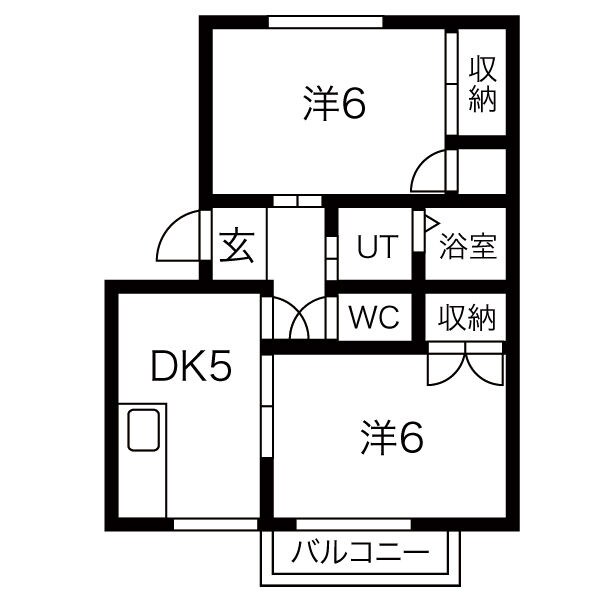 蘇原駅 徒歩19分 2階の物件間取画像