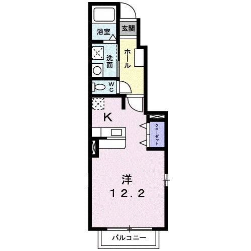 高田橋駅 徒歩24分 1階の物件間取画像