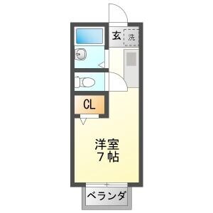 東赤坂駅 徒歩10分 2階の物件間取画像