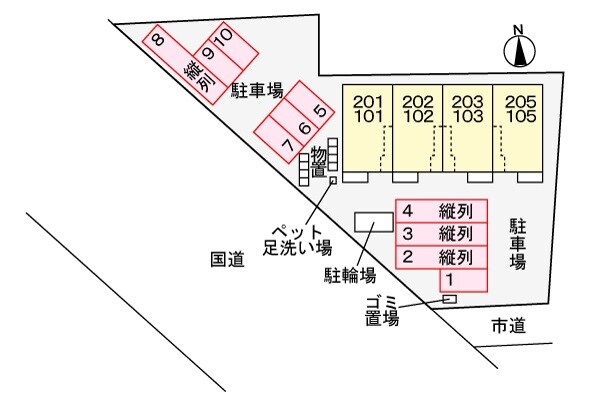 羽場駅 徒歩9分 1階の物件外観写真