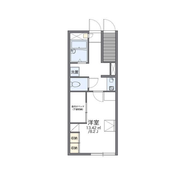 西岐阜駅 徒歩27分 1階の物件間取画像