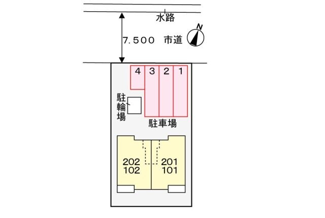 竹鼻駅 徒歩14分 1階の物件外観写真