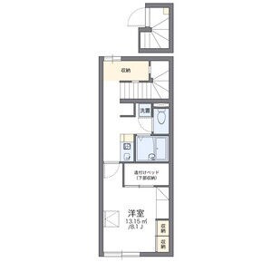 茶所駅 徒歩4分 2階の物件間取画像