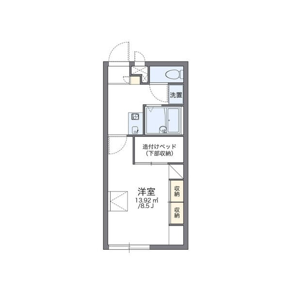 茶所駅 徒歩15分 1階の物件間取画像