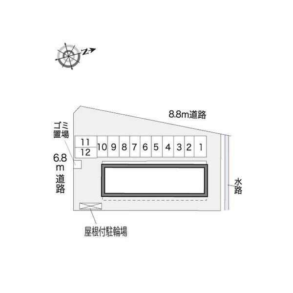 細畑駅 徒歩11分 2階の物件外観写真