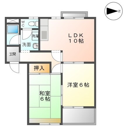 美春マンションの物件間取画像