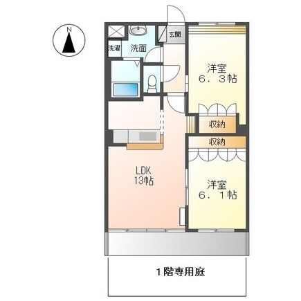 クラシスの物件間取画像