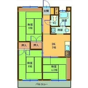 荒尾駅 徒歩38分 2階の物件間取画像