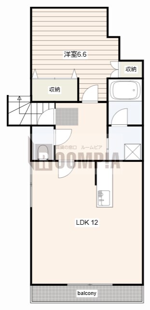 岐阜駅 徒歩15分 1階の物件間取画像