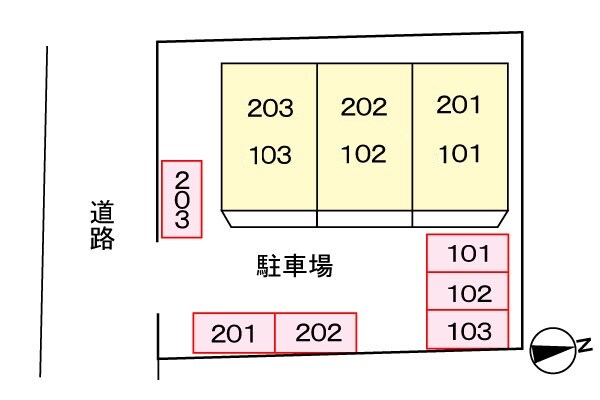 羽島市役所前駅 徒歩6分 2階の物件外観写真