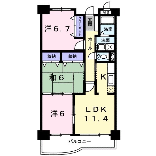 桑名駅 徒歩35分 2階の物件間取画像