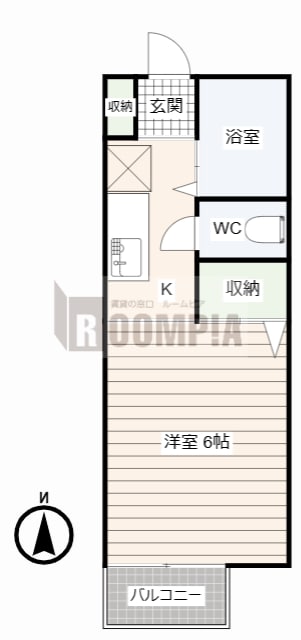 本巣駅 徒歩77分 2階の物件間取画像