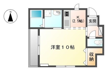 西岐阜駅 徒歩23分 1階の物件間取画像