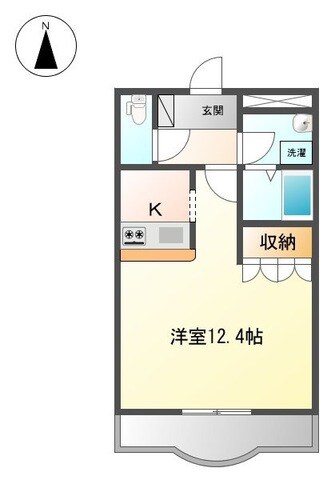 柳津駅 徒歩25分 4階の物件間取画像