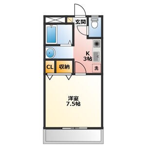 美濃青柳駅 徒歩24分 3階の物件間取画像