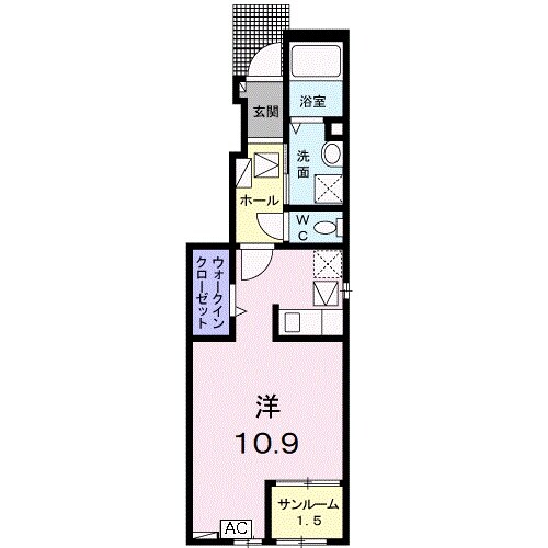 穂積駅 徒歩13分 1階の物件間取画像