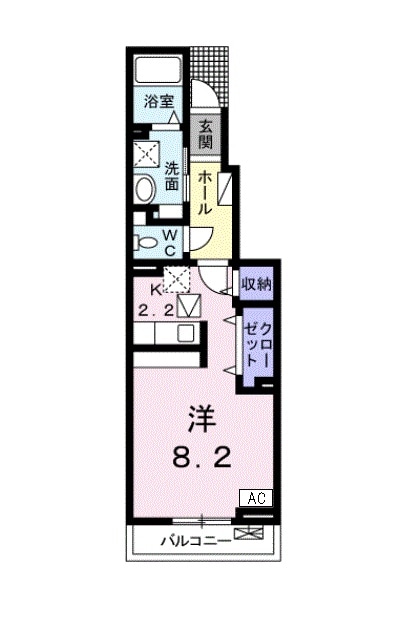 江吉良駅 徒歩9分 1階の物件間取画像