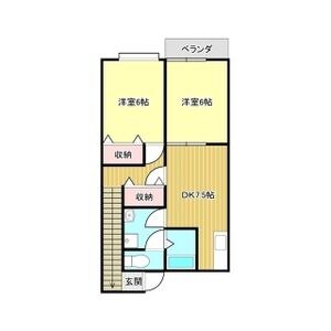 十九条駅 徒歩15分 2階の物件間取画像