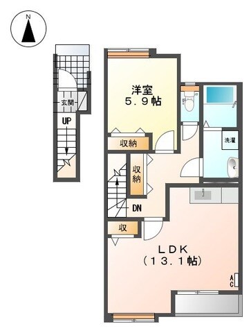 アルカディアの物件間取画像