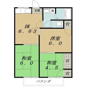 柳津駅 徒歩20分 2階の物件間取画像