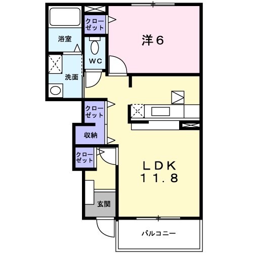 美濃青柳駅 徒歩13分 1階の物件間取画像