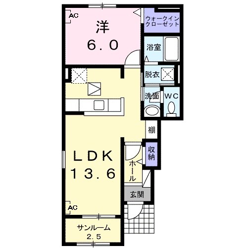 美濃青柳駅 徒歩9分 1階の物件間取画像