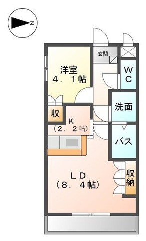 名鉄岐阜駅 徒歩108分 2階の物件間取画像