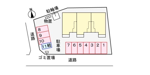 羽場駅 徒歩1分 1階の物件外観写真