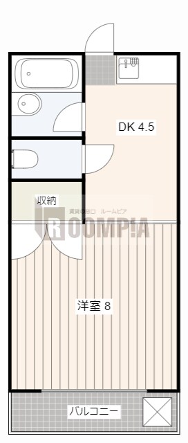 西岐阜駅 徒歩19分 3階の物件間取画像