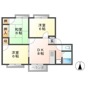 柳津駅 徒歩12分 2階の物件間取画像