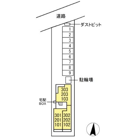 西岐阜駅 徒歩3分 3階の物件外観写真