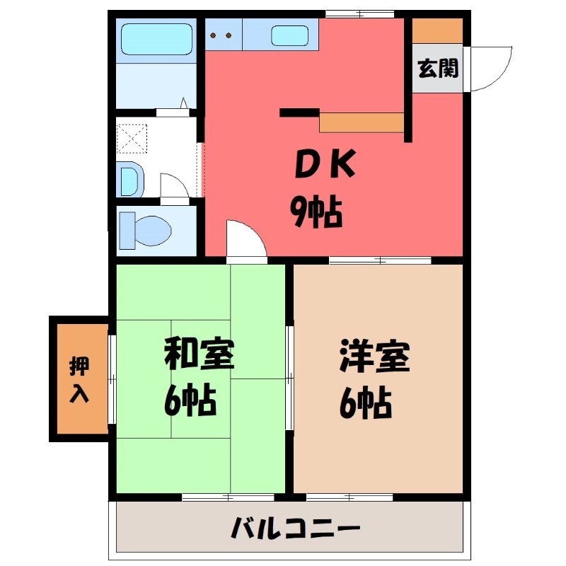 小金井駅 徒歩11分 2階の物件間取画像