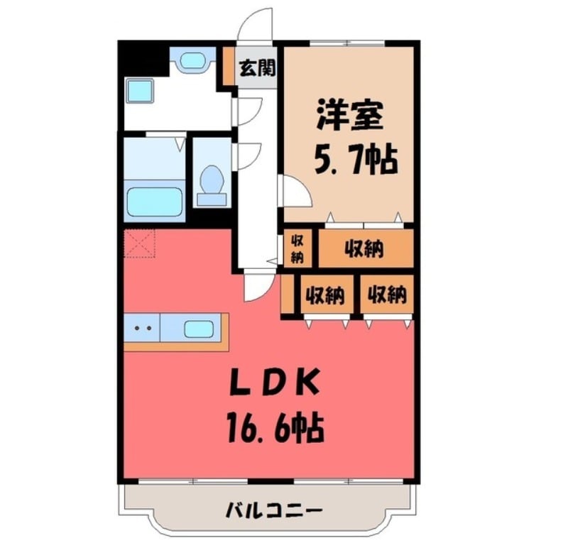 小金井駅 徒歩14分 3階の物件間取画像