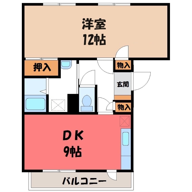 鶴田駅 徒歩5分 3階の物件間取画像