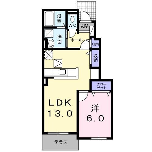 サンパティーク・べルージュの物件間取画像