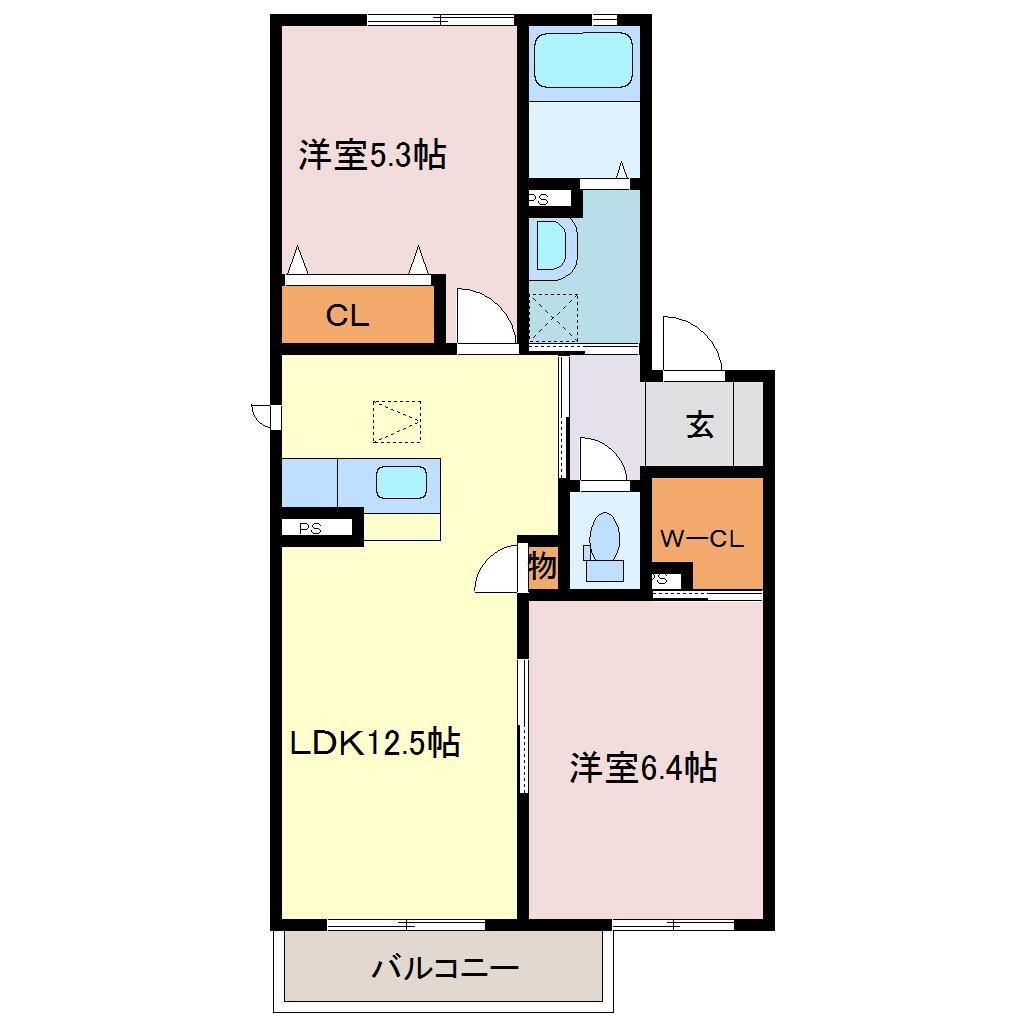 NKポラリスIIの物件間取画像