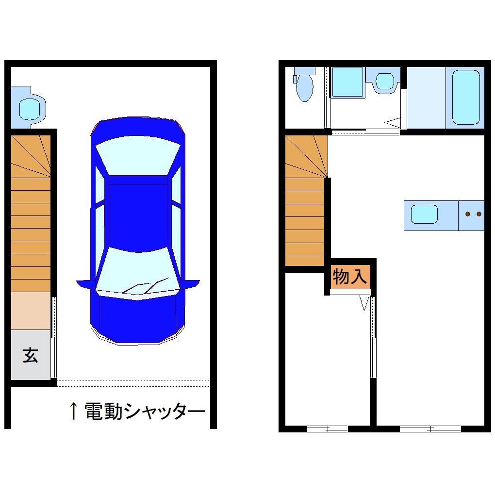 船場ガレージハウス(仮)の物件間取画像