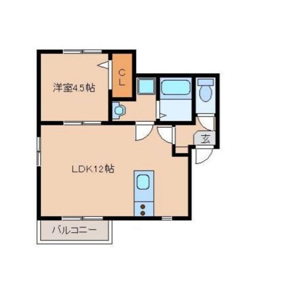 博多駅 徒歩15分 3階の物件間取画像