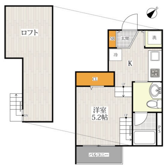 maison de ballon（メゾンドバロン）の物件間取画像