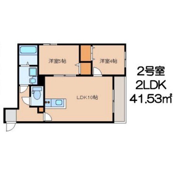 箱崎駅 徒歩7分 2階の物件間取画像