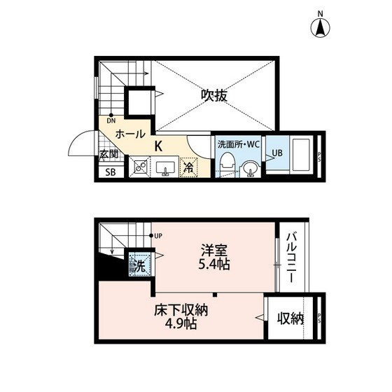 GECK南片江（ゲック南片江）の物件間取画像